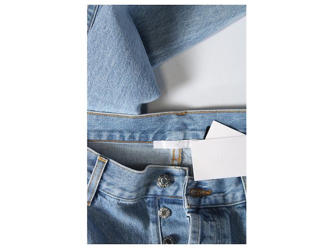 Jeans Helmut Lang Blu in Cotone Taglia 30 - vista 3