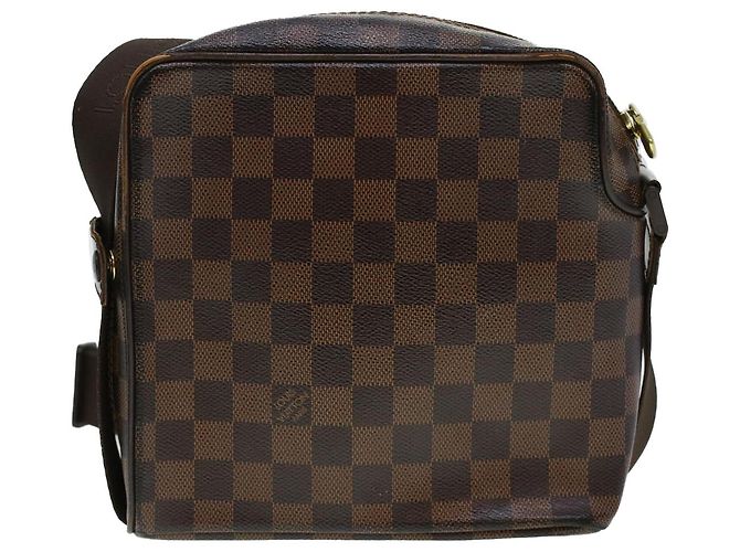 LOUIS VUITTON Damier Ebene Olaf PM Borsa a tracolla N41442 LV Auth bs5247 - vista 2