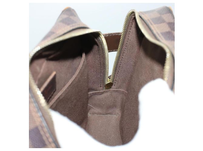 LOUIS VUITTON Damier Ebene Olaf PM Borsa a tracolla N41442 LV Auth bs5247 - vista 21