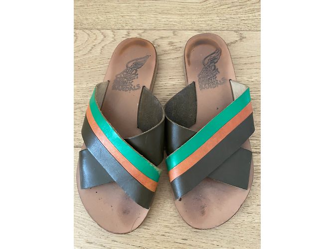 Ancient Greek Sandals SANDALI GRECI ANTICHI Sandali T.EU 35 Pelle Cachi - vista 3