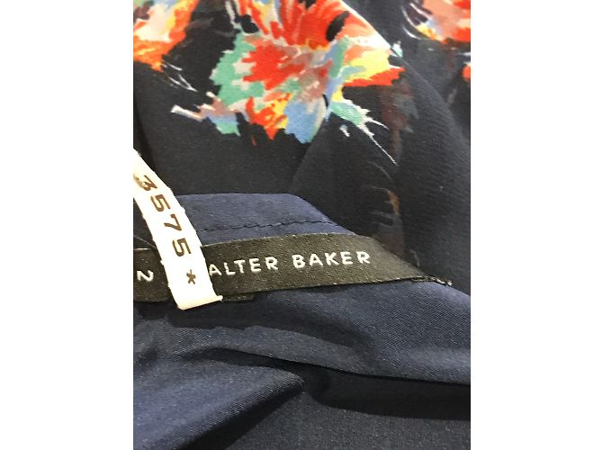 W118 by Walter Baker WALTER BAKER Kleider T.International XS Polyester Blau - Ansicht 5