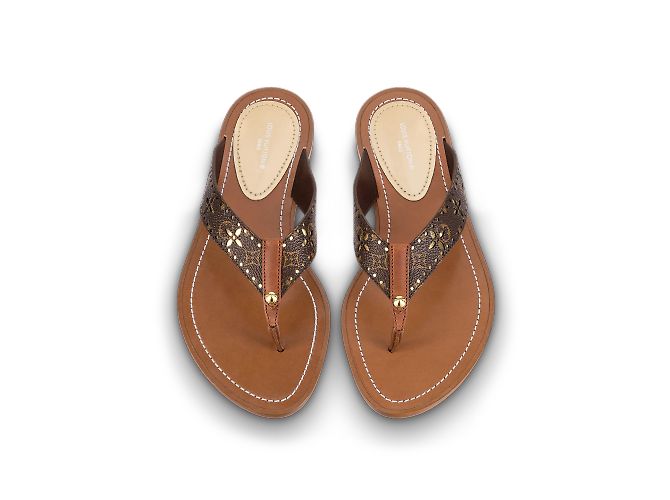 LOUIS VUITTON  Mules & clogs T.EU 37 Leather Brown - view 4