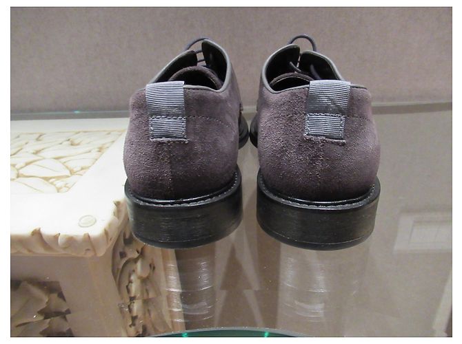 Autre Marque Derbies en daim gris Garment Project - vue 6