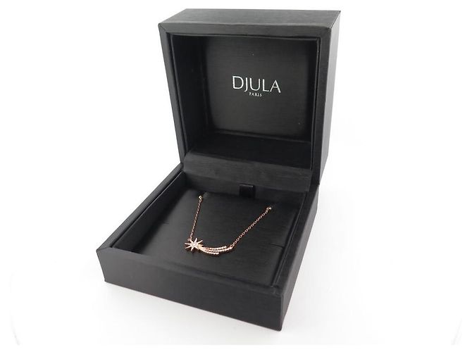 COLLANA STELLA CADENTE DJULA 40 alla 43 CM IN ORO ROSA 18COLLANA K E DIAMANTI D'oro - vista 12