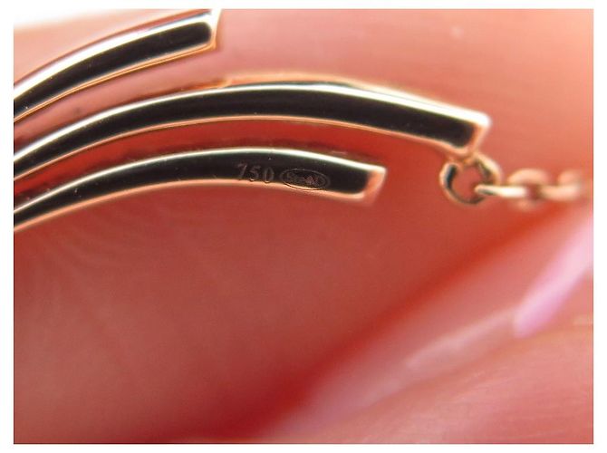 COLLANA STELLA CADENTE DJULA 40 alla 43 CM IN ORO ROSA 18COLLANA K E DIAMANTI D'oro - vista 14