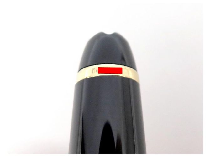 MONTBLANC MEISTERSTUCK CLASSIC GOLD MB KUGELSCHREIBER10883 SCHWARZER HARZSTIFT - Ansicht 11