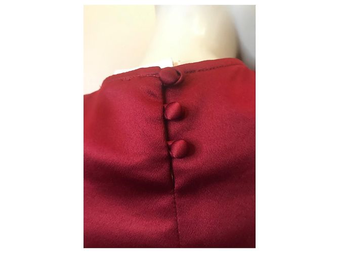 Autre Marque vestido oversize francés Burdeos - vista 2