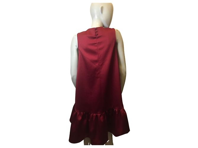 Autre Marque vestido oversize francés Burdeos - vista 4