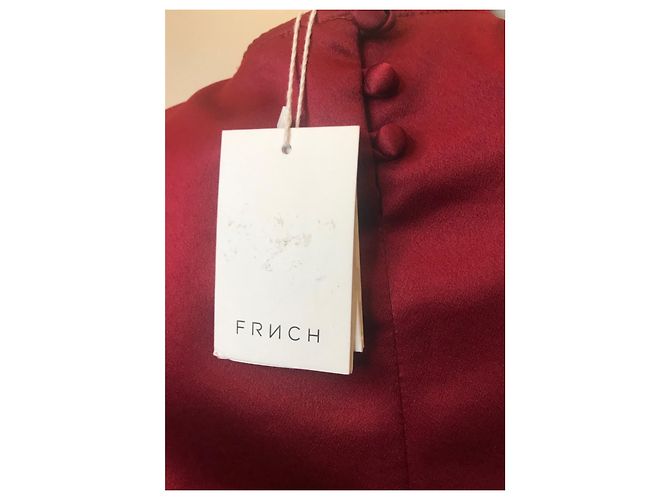 Autre Marque vestido oversize francés Burdeos - vista 5