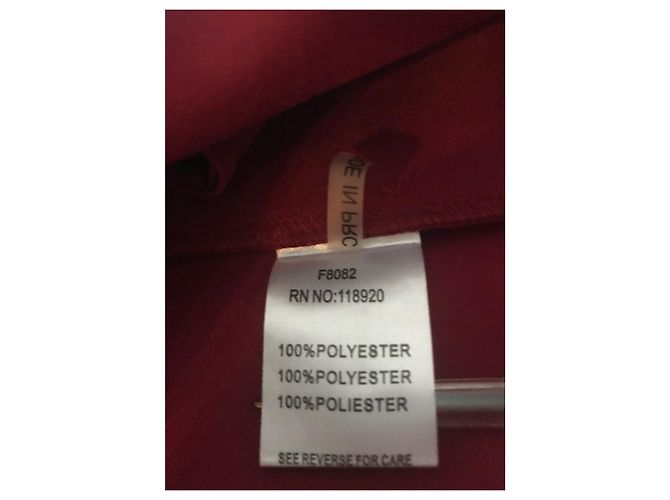 Autre Marque vestido oversize francés Burdeos - vista 6