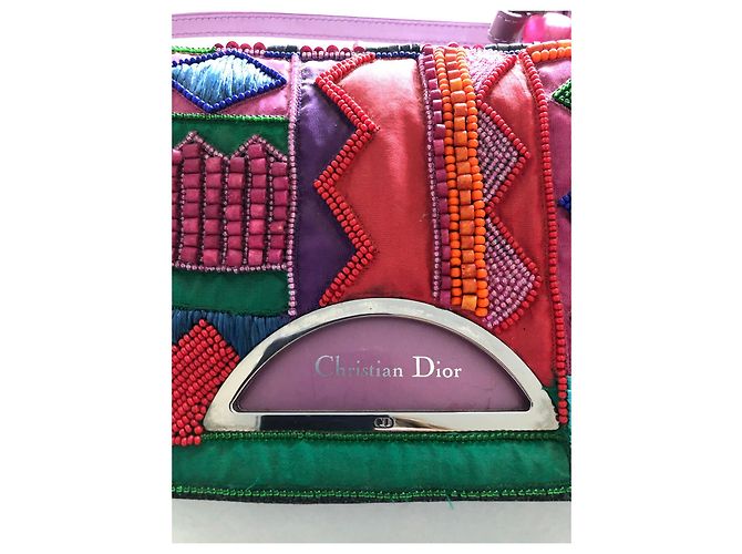 Borsa baguette Dior Malice di John Galliano Multicolore - vista 4