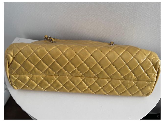 Borsa a mano Chanel Mademoiselle Gialla in Pelle Giallo - vista 11