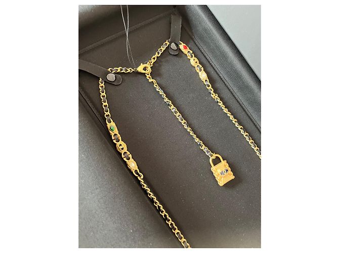 Chanel-Juwelengürtel / Taille 85 / never worn Gold hardware - Ansicht 3