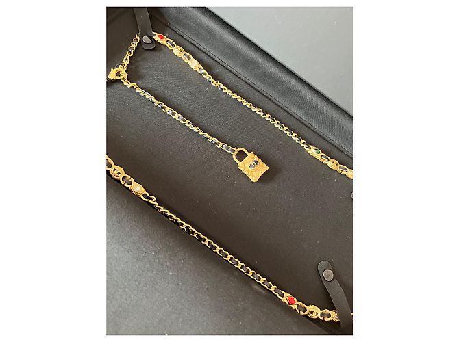 Chanel-Juwelengürtel / Taille 85 / never worn Gold hardware - Ansicht 6