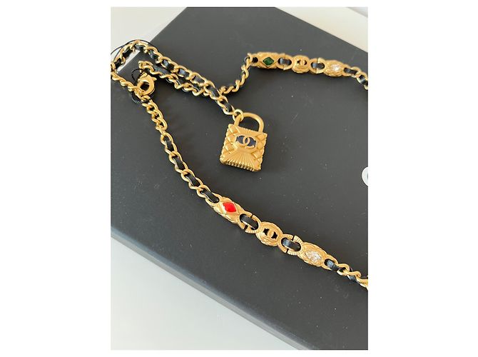 Chanel-Juwelengürtel / Taille 85 / never worn Gold hardware - Ansicht 7