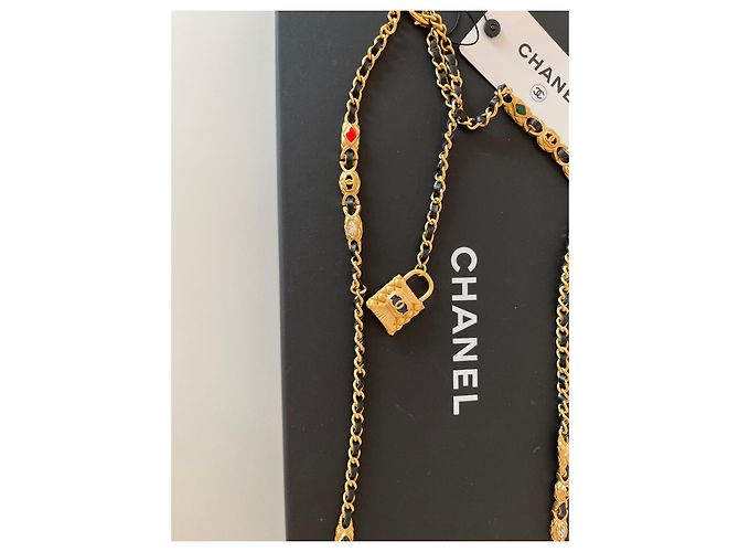 Chanel-Juwelengürtel / Taille 85 / never worn Gold hardware - Ansicht 8
