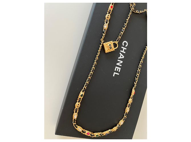 Chanel-Juwelengürtel / Taille 85 / never worn Gold hardware - Ansicht 9