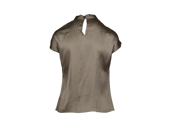 Blusa de seda Marc Cain Verde - vista 3