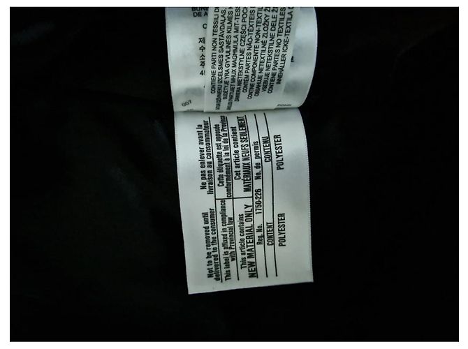 Burberry Bomberjacke Schwarz aus Polyester Größe 40 - Ansicht 11