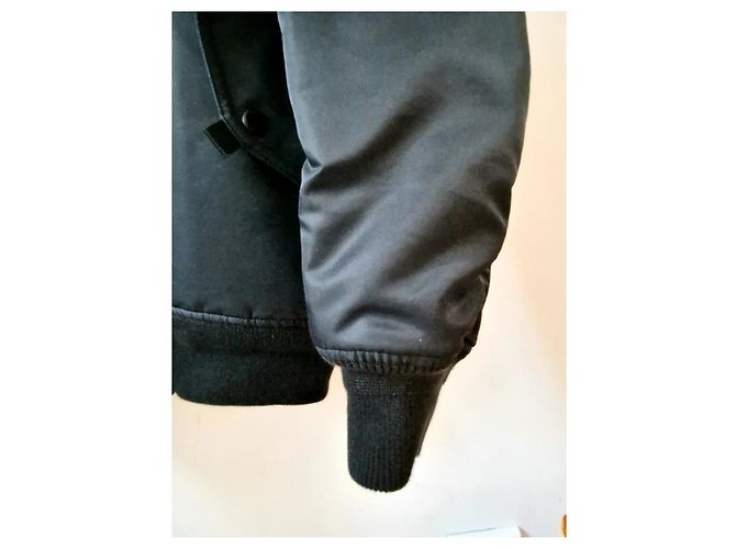Burberry Bomberjacke Schwarz aus Polyester Größe 40 - Ansicht 6