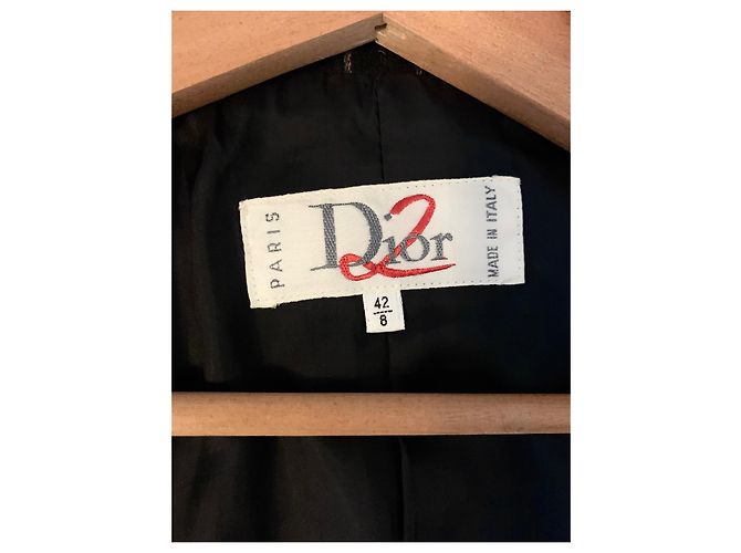 Giacca da abito vintage DIOR Nero - vista 2