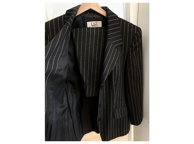 Giacca da abito vintage DIOR Nero - vista 7