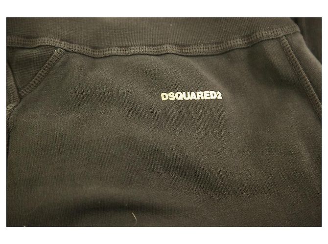 Dsquared2 Schwarze „Icon“ Jogginghose Sport Lounge Crop Hose Hose Größe XS - Ansicht 6