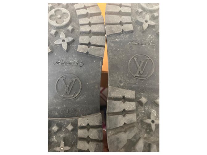 Stivaletti Louis Vuitton in pelle nera Nero - vista 7