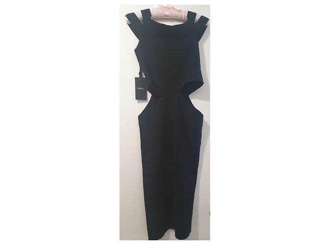 Pinko Midikleid Schwarz - Ansicht 2