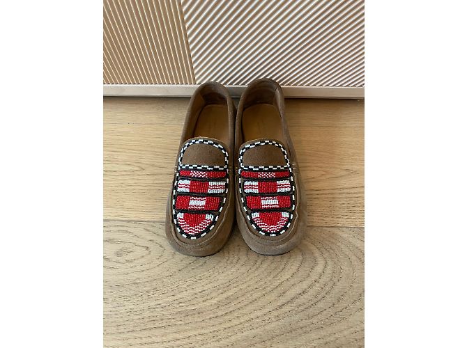 ISABEL MARANT Mules e zoccoli T.EU 35 Camoscio Cammello - vista 2