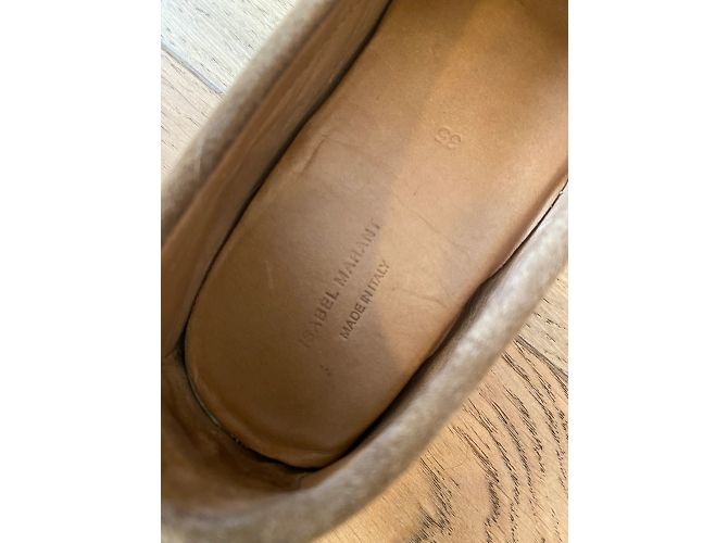 ISABEL MARANT Mules e zoccoli T.EU 35 Camoscio Cammello - vista 7