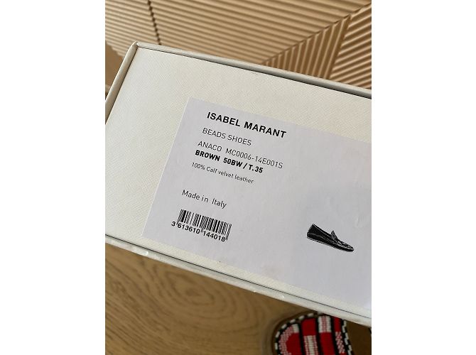 ISABEL MARANT Mules e zoccoli T.EU 35 Camoscio Cammello - vista 9