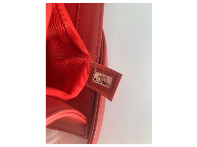 Boy CHANEL Borse a mano Pelle Rosso - vista 6