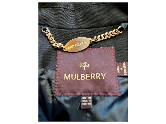 Mulberry Vintage-Militärjacke, Maulbeere Schwarz - Ansicht 5