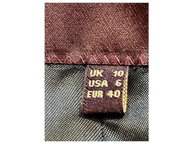 Mulberry Vintage-Militärjacke, Maulbeere Schwarz - Ansicht 6