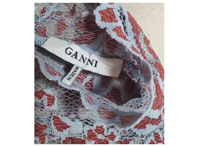 Ganni Spitzenkleid Viscose Mehrfarben - Ansicht 5