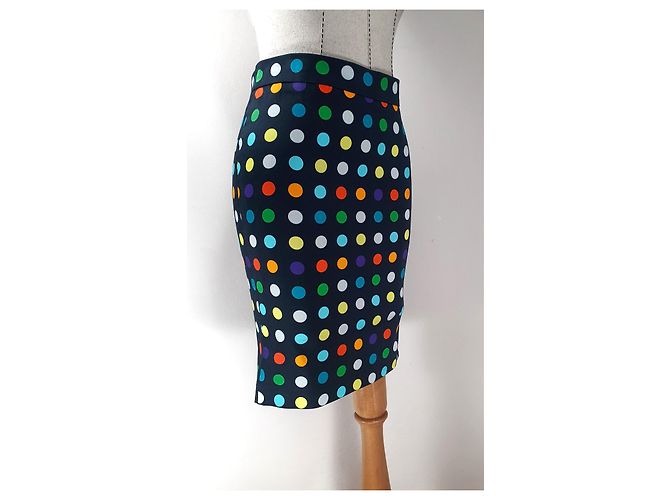 Falda midi de lunares Iceberg de algodón Multicolor - vista 2