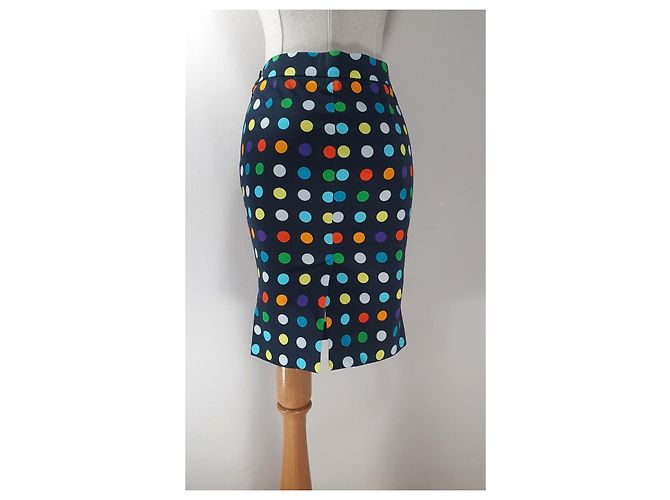 Falda midi de lunares Iceberg de algodón Multicolor - vista 3
