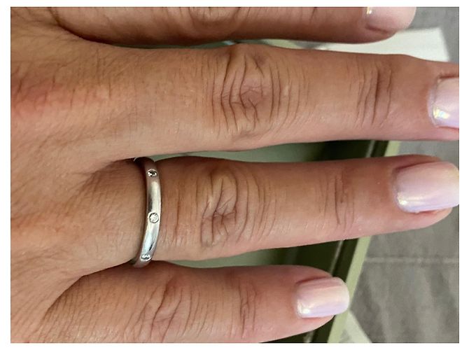 Van Cleef & Arpels Anillo de la Alianza Infinita 3 estrellas Hardware de plata - vista 4