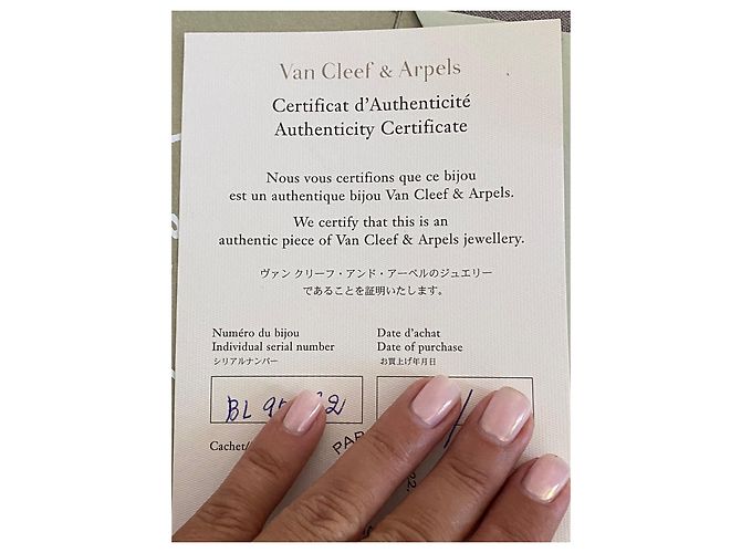 Van Cleef & Arpels Anillo de la Alianza Infinita 3 estrellas Hardware de plata - vista 5