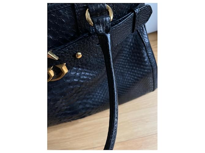 Gucci cabas en python GG Running Noir - vue 10