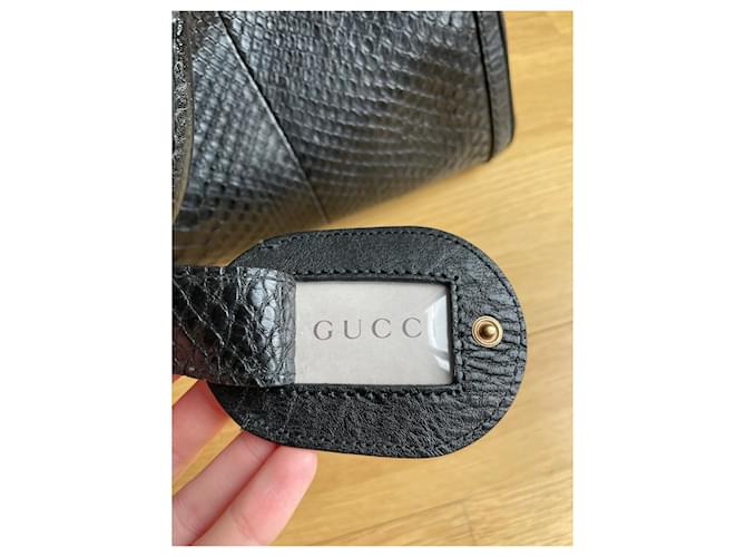Gucci cabas en python GG Running Noir - vue 11