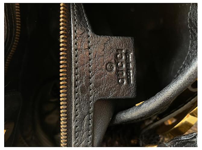 Gucci cabas en python GG Running Noir - vue 2