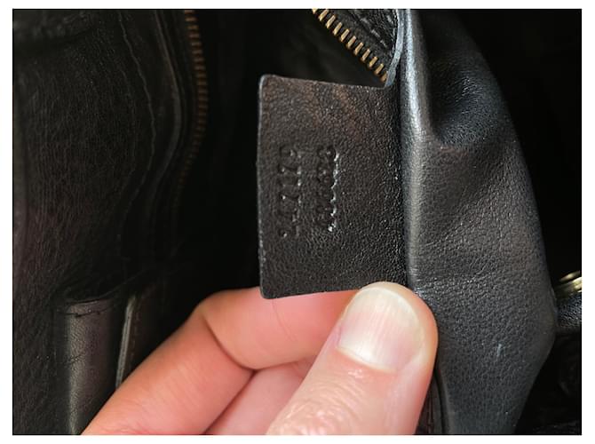 Gucci cabas en python GG Running Noir - vue 3