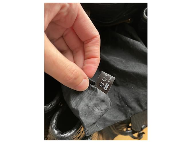 Gucci cabas en python GG Running Noir - vue 6
