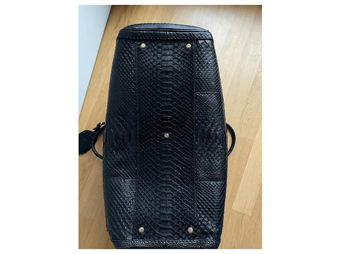 Gucci cabas en python GG Running Noir - vue 7