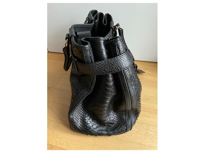 Gucci cabas en python GG Running Noir - vue 8