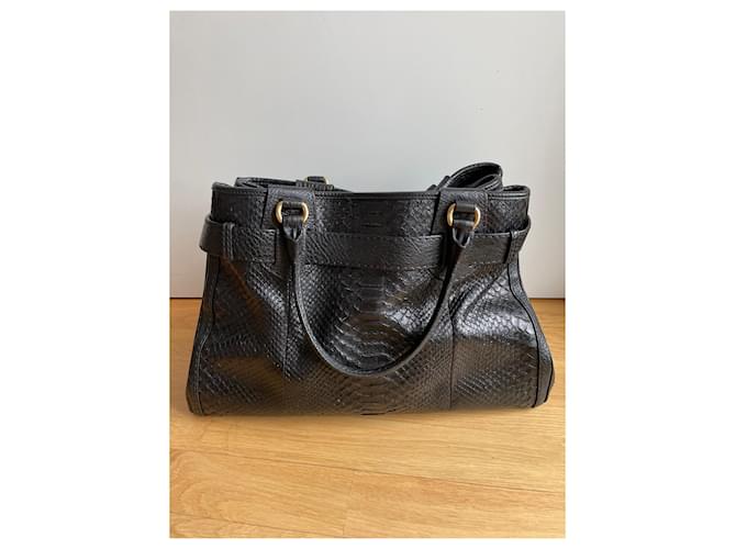Gucci cabas en python GG Running Noir - vue 9