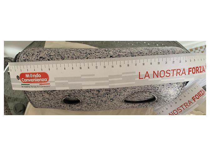 Borsa Off White Day in pelle grigia Grigio - vista 10