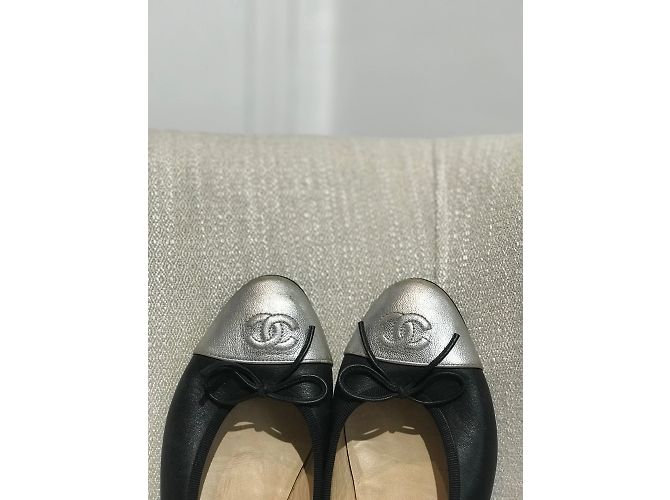Timeless CHANEL Bailarinas T.UE 36 cuero Negro - vista 7